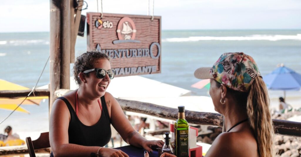 Barracas e restaurantes da Praia da Pipa- Aventureiro 1